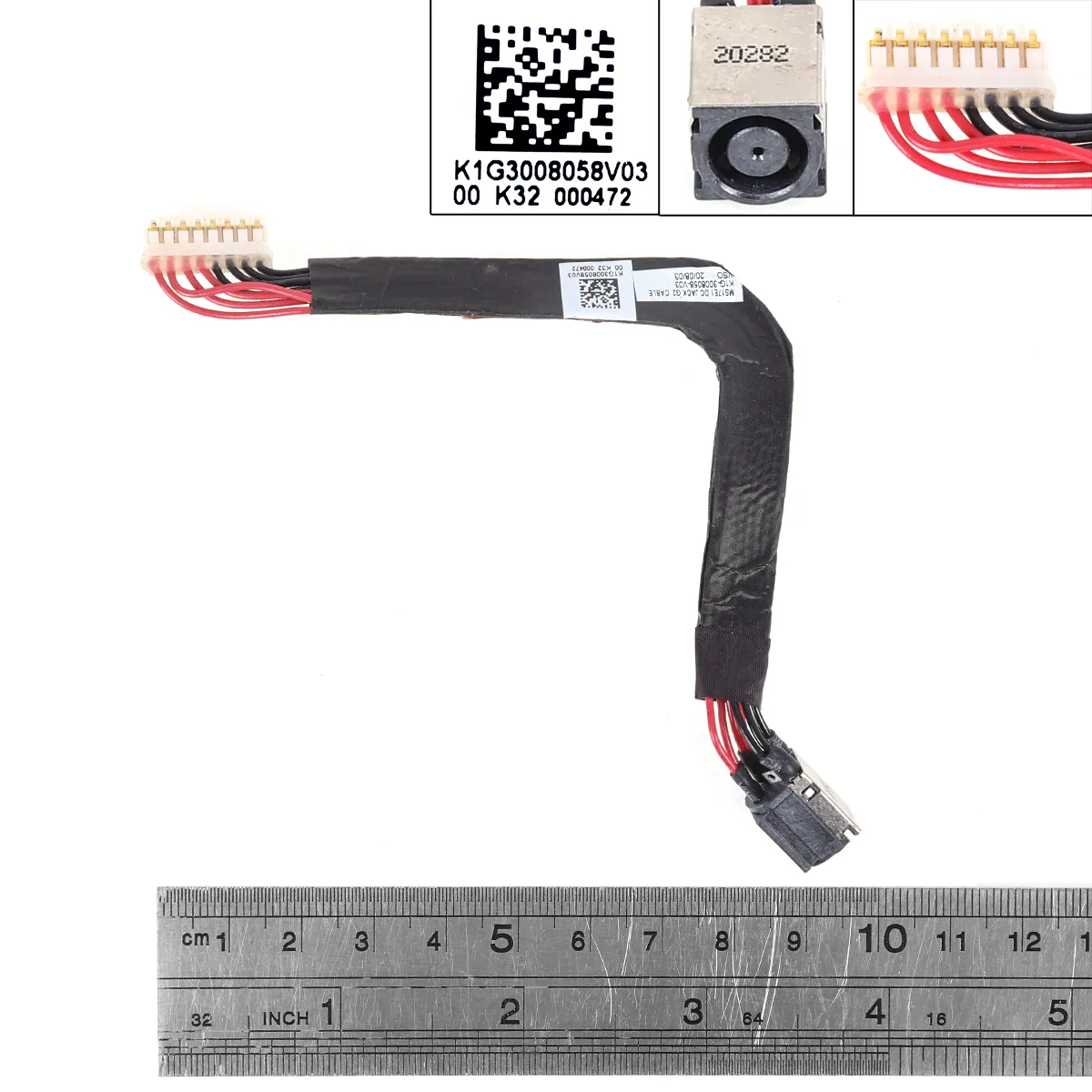 Picture of DC Jack Cable for MSI GP63 MS16P5 MS16P51 MS16P1 GL63 MS-16P6 GE63 Raider 8RF-010US GE63VR K1G-3008053-V03